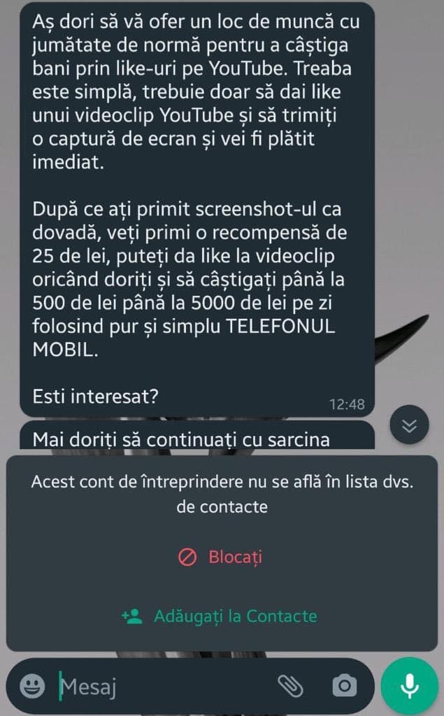 Un nou tip de înșelăciune!