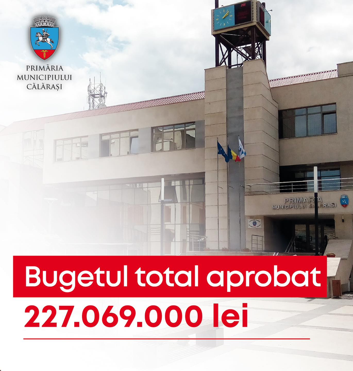 Vezi bugetul Municipiului Călărași pe 2024!
