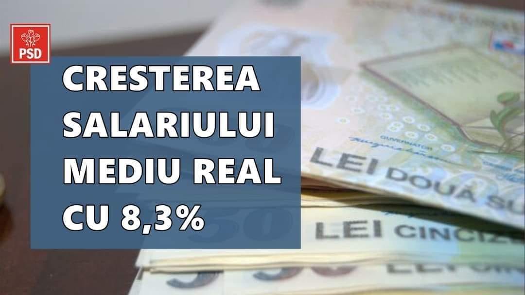 Salariul mediu în România a depășit 1.000 de euro net!