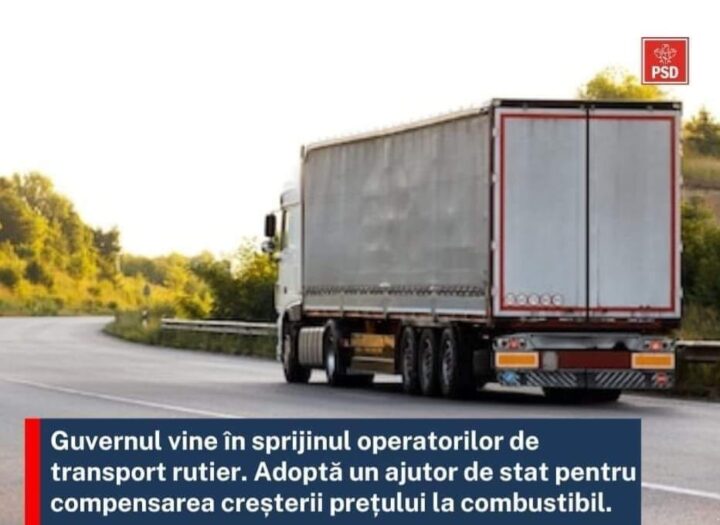 Guvernul vine în ajutorul operatorilor de transport rutier