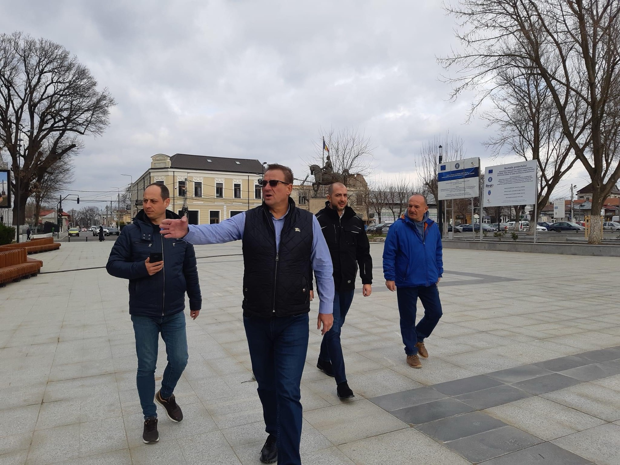 Marius Dulce verifică lucrările din Călărași