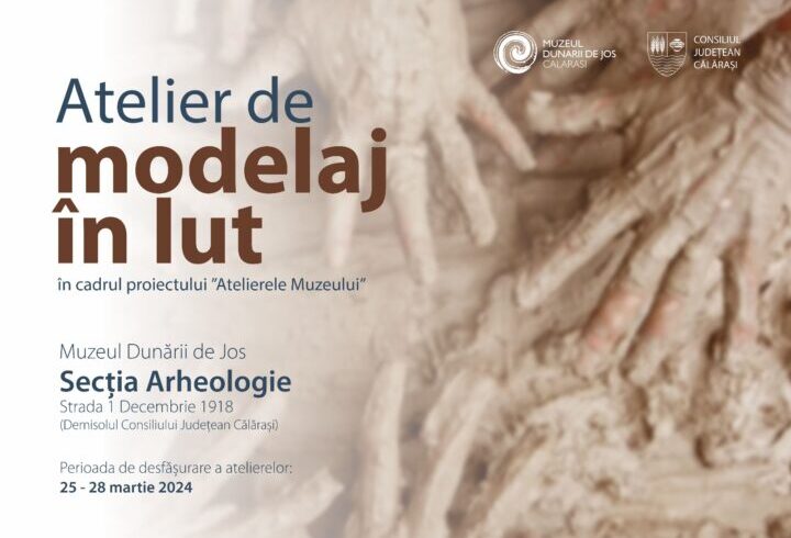 Atelier de modelaj lut la Muzeul Dunării de Jos Călăraşi