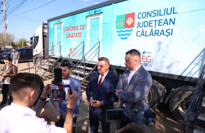 Proiect unic la Călărași – Camionul cu sănătate