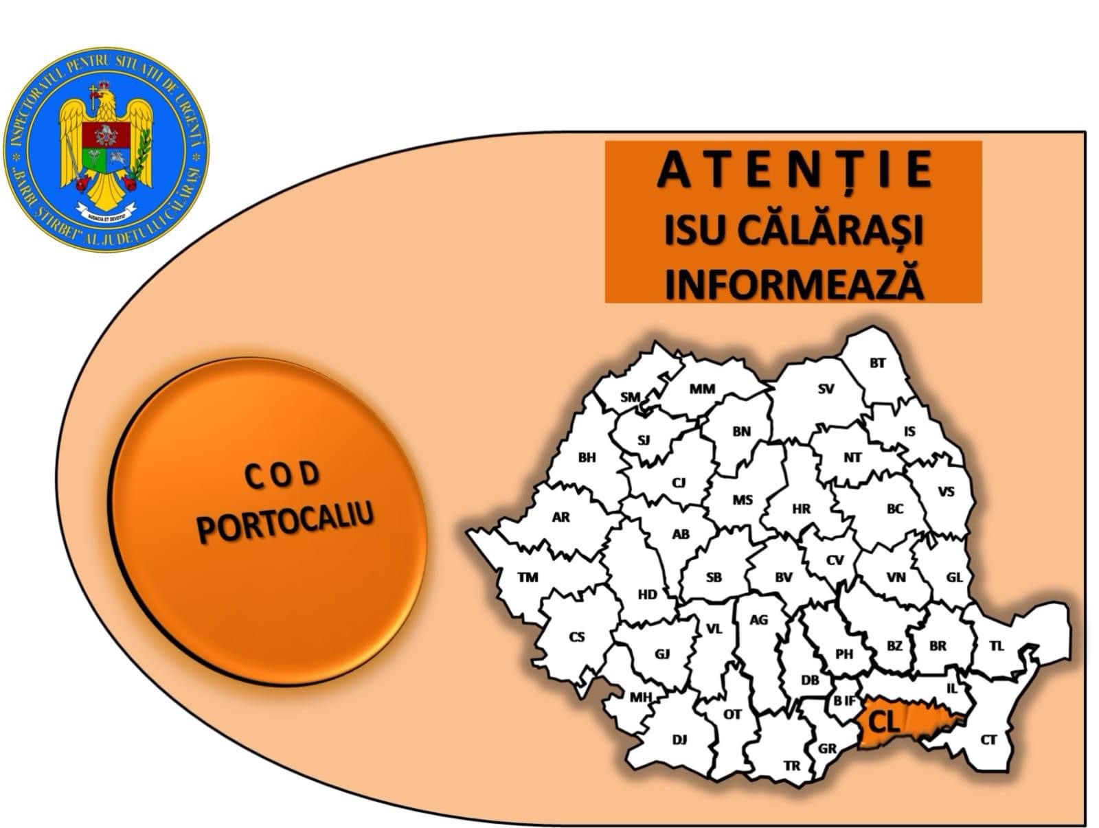 Atenție, cod portocaliu de vânt!