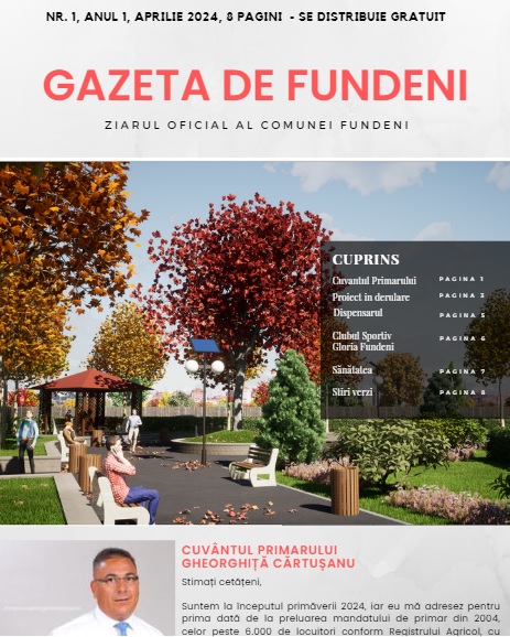 A apărut primul număr al Gazetei de Fundeni