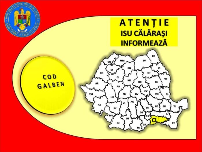 Atenție – COD GALBEN
