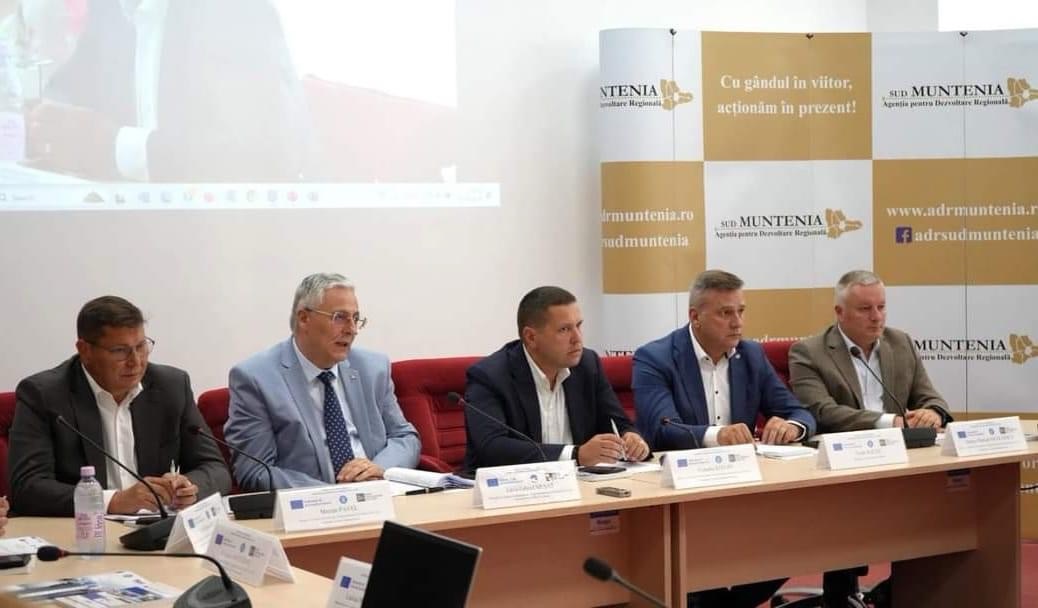 Președintele CJC, Vasile Iliuță prezent la reuniunea Comitetului de Monitorizare, partener strategic în implementarea Programului Regional Sud-Muntenia 2021-2027