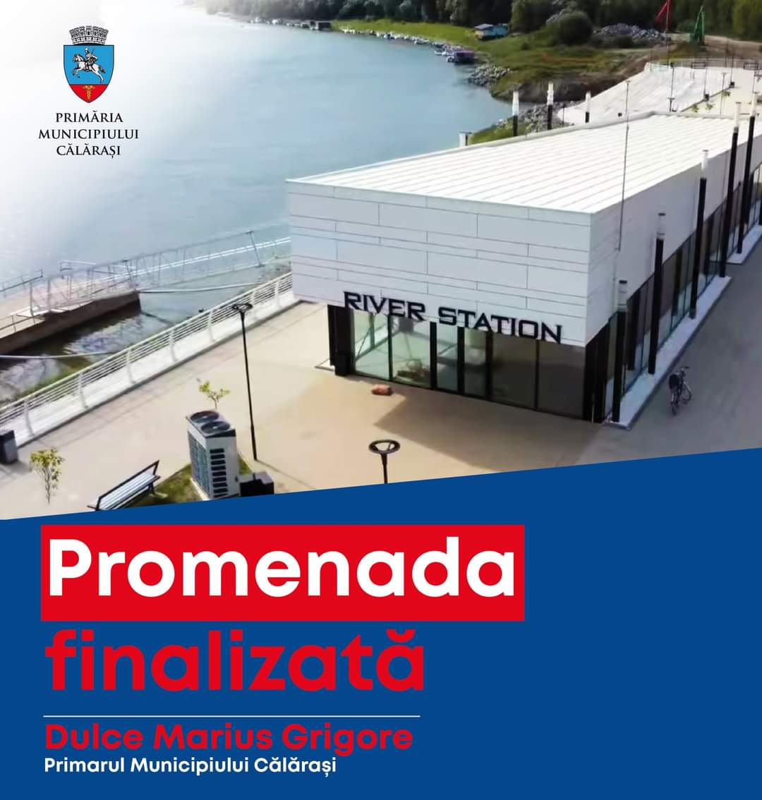 Promenada din Călărași a fost finalizată