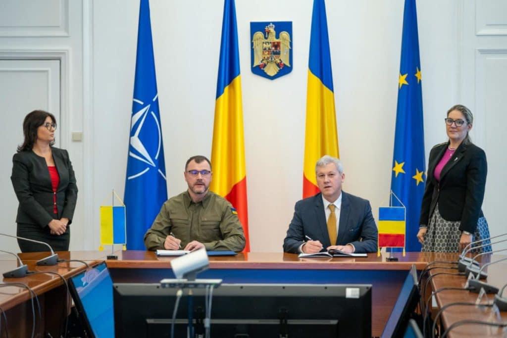 Întâlnire de lucru între Cătălin Predoiu, viceprim-ministru, ministrul Afacerilor Interne, și omologul său ucrainean, Ihor Klymenko