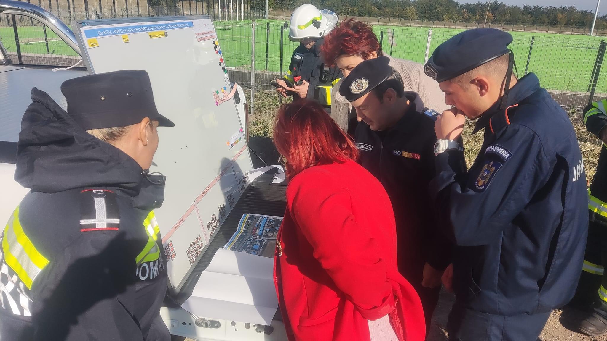 Exercițiu privind gestionarea unei situații de urgență generată de un accident chimic