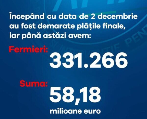 Plățile APIA pentru cererile anului 2024 continuă cu succes!
