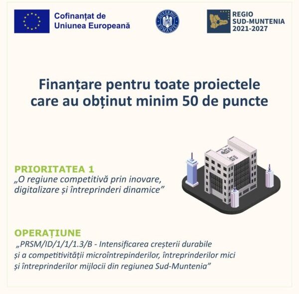 Veste excelentă pentru mediul de afaceri din Sud-Muntenia