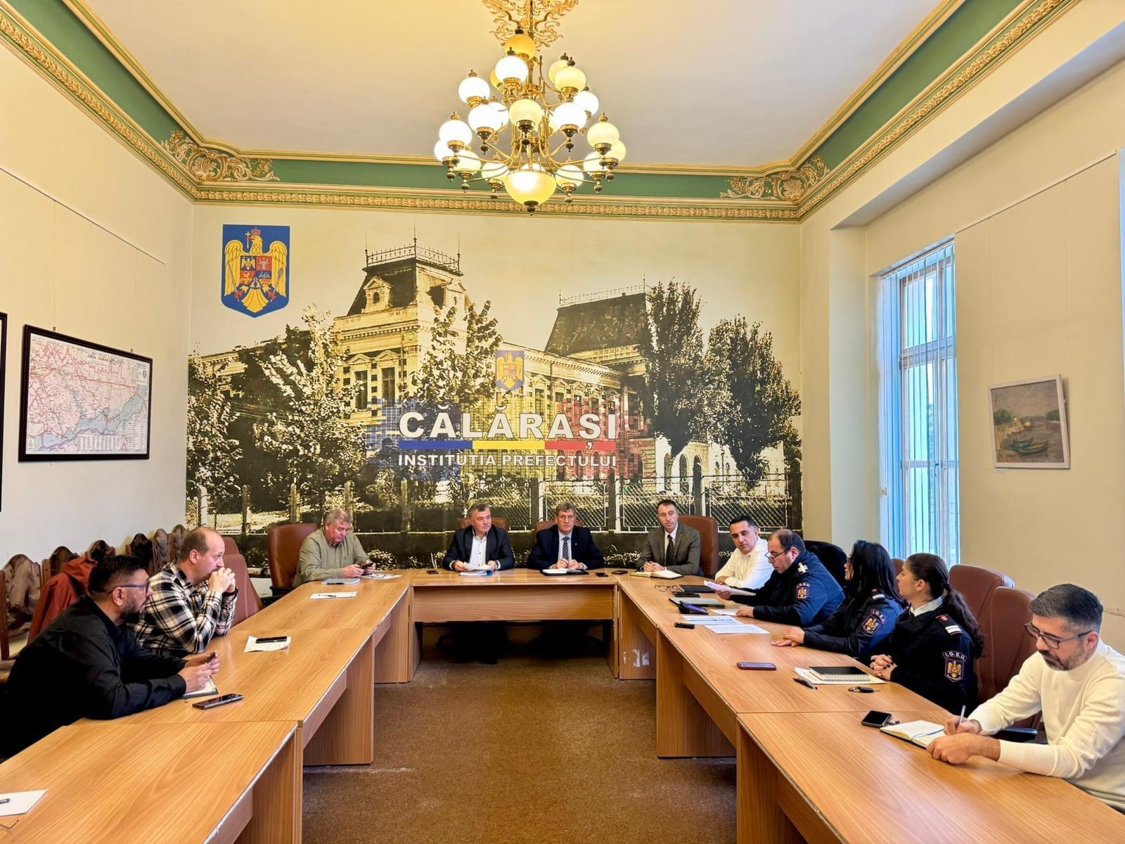 CJSU Călărași aprobă planurile strategice pentru sezonul rece 2024-2025
