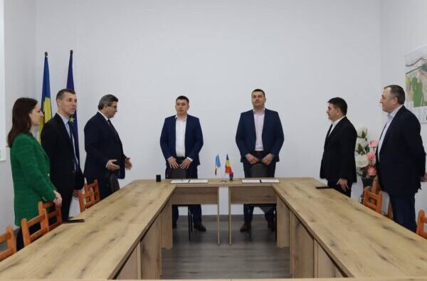 Vicepreședintele Consiliului Județean Călărași, Laurențiu Dan Ionescu, prezent la semnarea unui acord de înfrățire în Republica Moldova