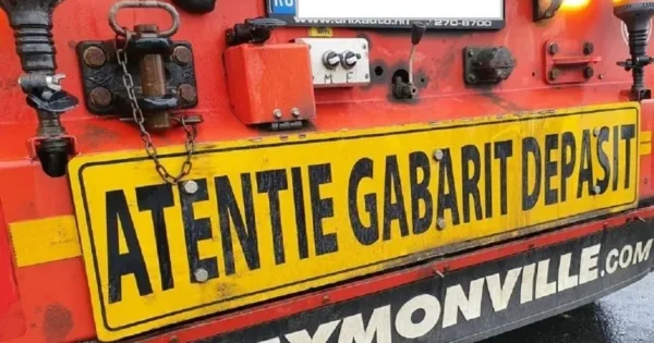 ATENȚIE – TRANSPORTURI AGABARITICE!