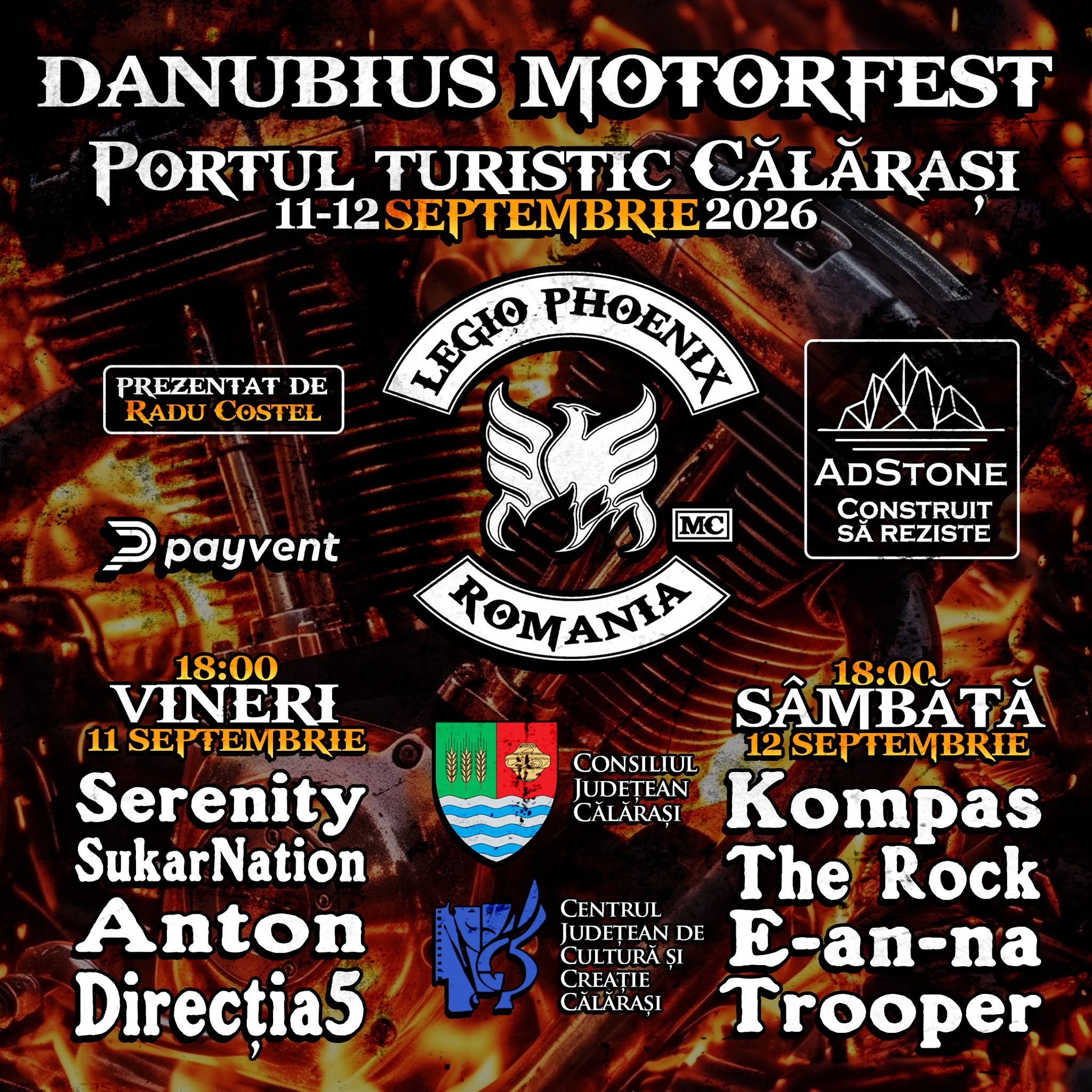 MOTOARELE REPORNESC PE MALUL BORCIEI: Danubius Motorfest ajunge la a IV-a ediție. O motocicletă pusă în joc la marea tombolă